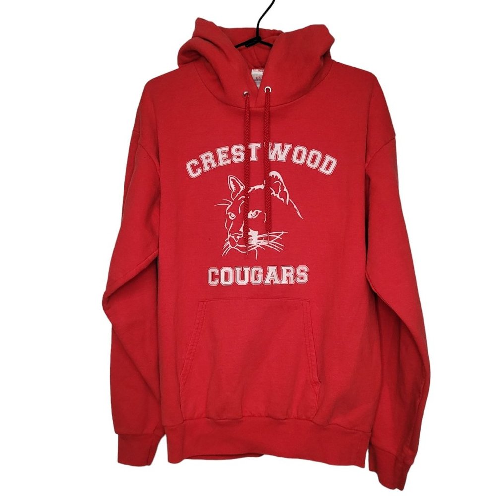 Retro Crestwood Cougars Athletic Hoodie